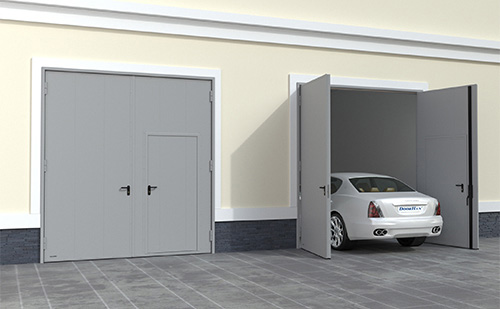 Зона применения гаражных распашных ворот DoorHan Зона применения гаражных распашных ворот DoorHan