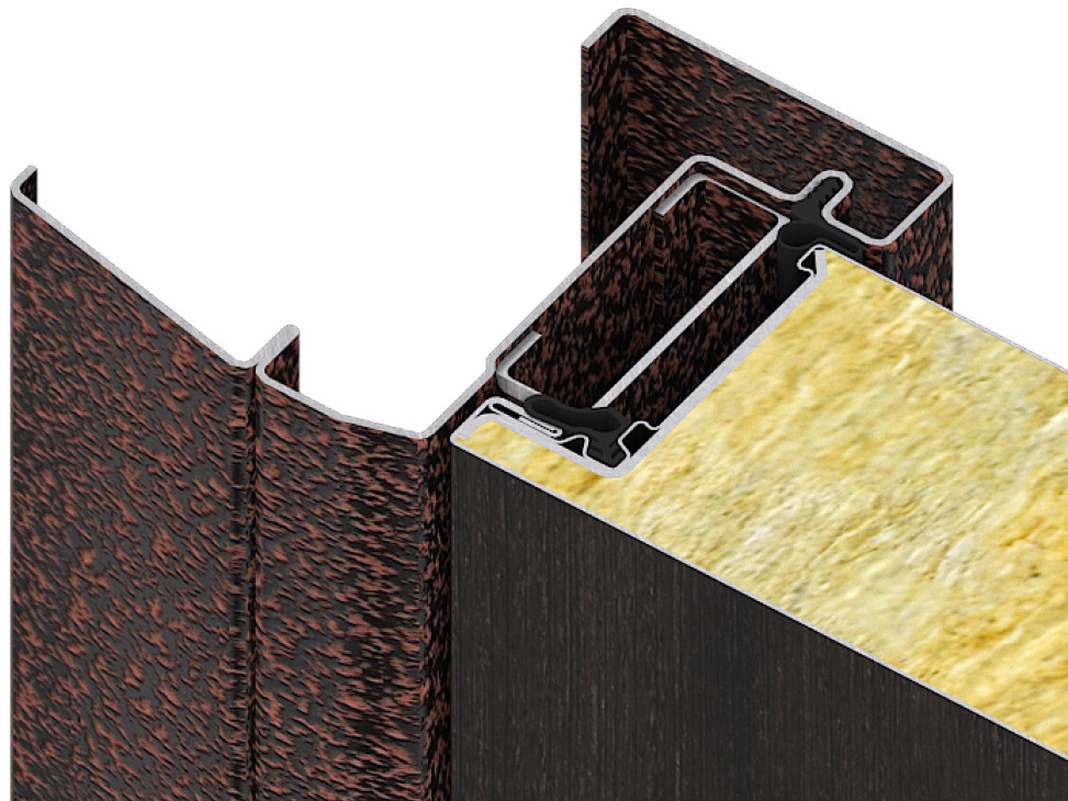 Стандартные конструктивные решения входной металлической двери