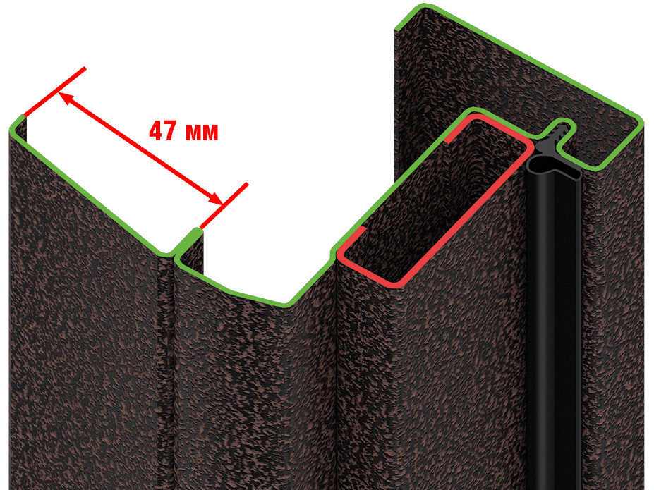 Стандартные конструктивные решения входной металлической двери