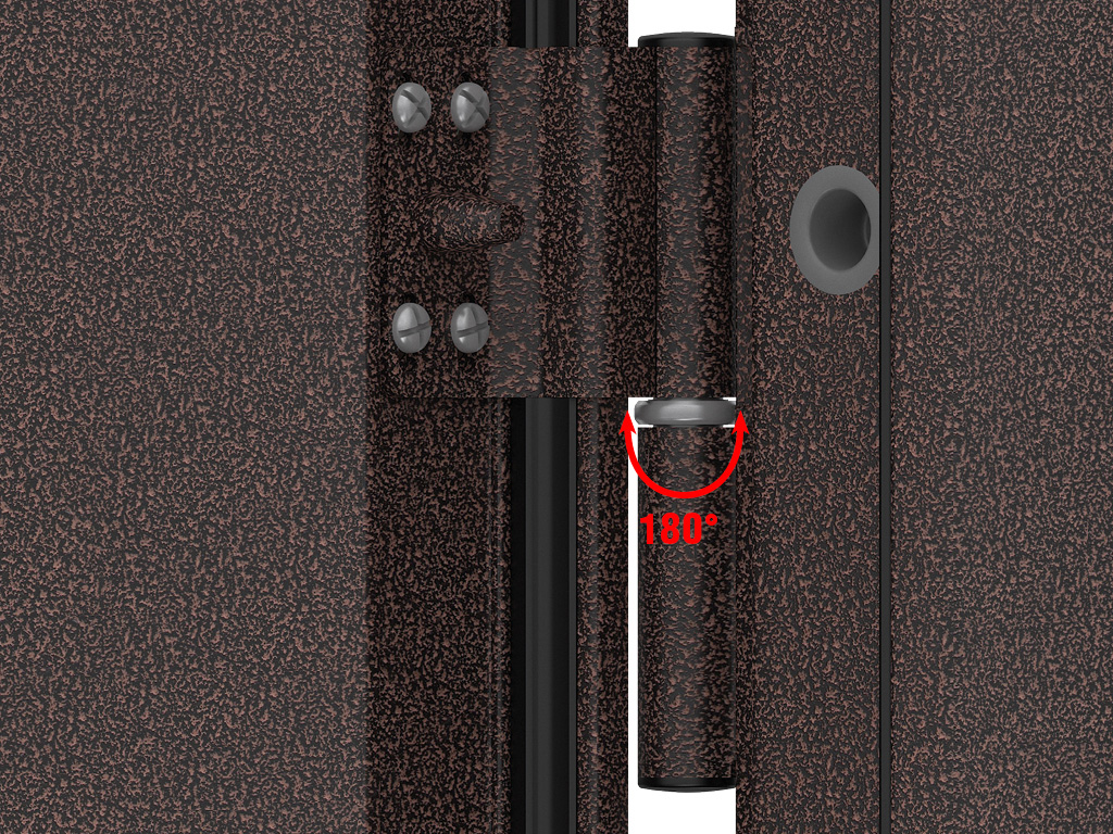 Стандартные конструктивные решения входной металлической двери