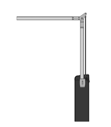 Комплект крепления складной стрелы шлагбаума