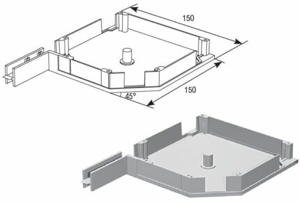 Крышка боковая RK15006 синяя