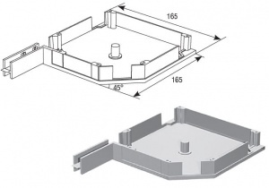 Крышка боковая RK16502 коричневая