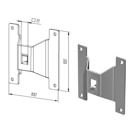 Пластина крепления BP100
