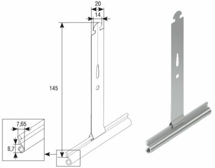 Пружина тяговая RS160