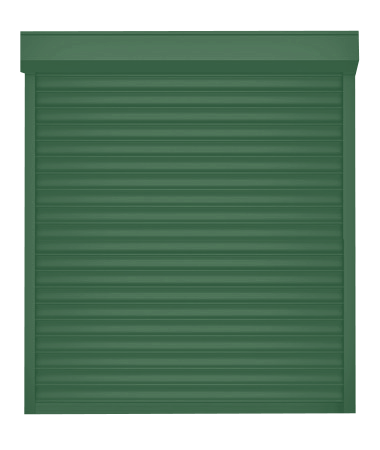 Рольставни DoorHan 2200х1800 цвета RAL 6005 (зелёный) взломостойкие без автоматики