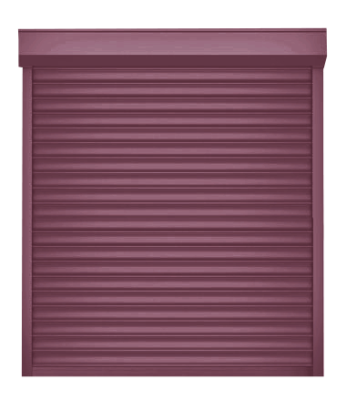 Рольставни DoorHan 2600х2000 цвета RAL 3005 (бордовый) невзломостойкие с автоматикой