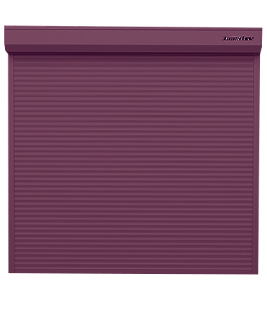 Рольворота DoorHan 3400х1700 цвета RAL 3005 (бордовый) невзломостойкие с автоматикой