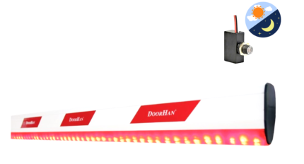 Стрела алюминиевая для шлагбаума BARRIER-5000 c подсветкой