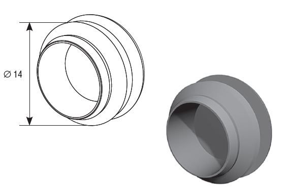 Заглушка PB1405 зеленая Заглушка PB1405 зеленая
